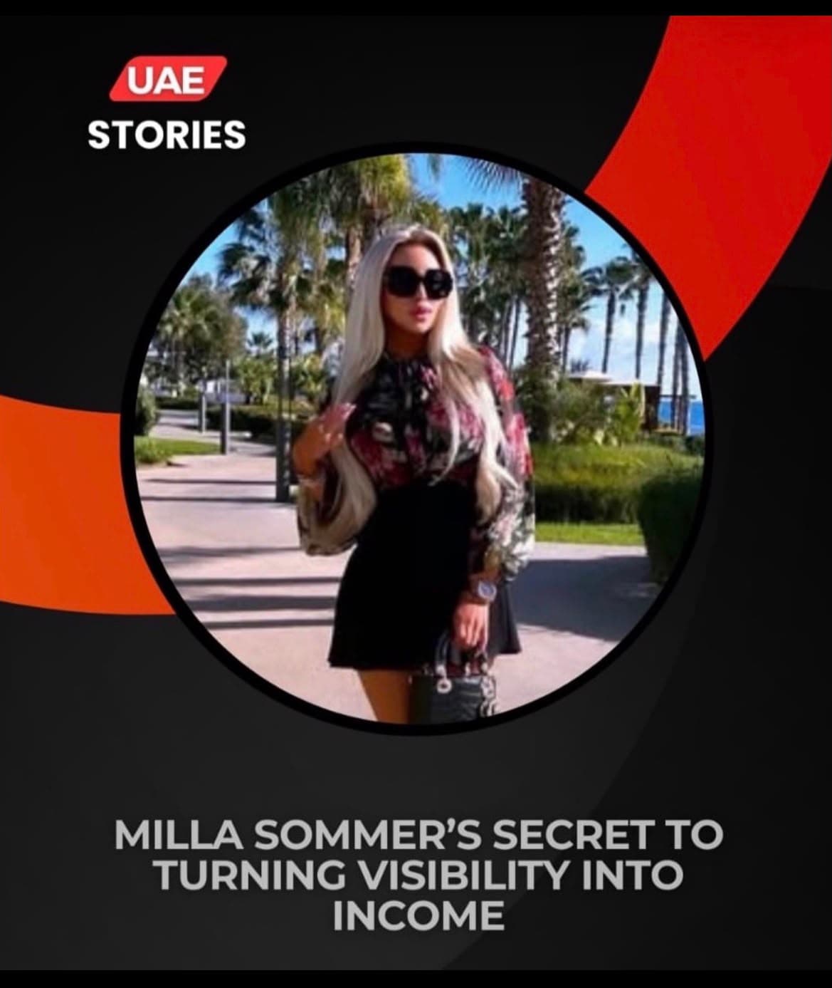 Milla Sommer featured in UAE Stories
